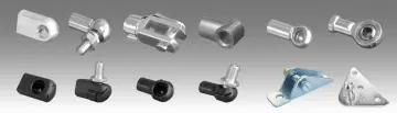 Gas spring connecting parts: eyes, clevises, ball joints and brackets