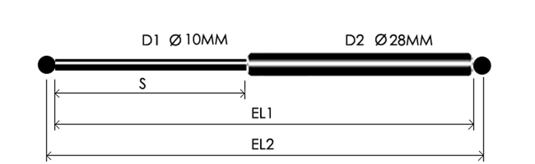 Gas Compression Springs 10 28