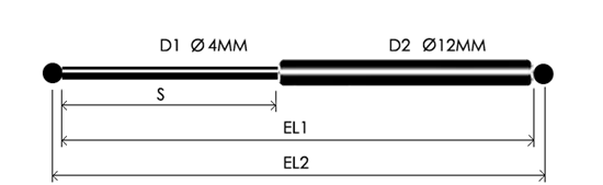 Gas Compression Springs 4 12